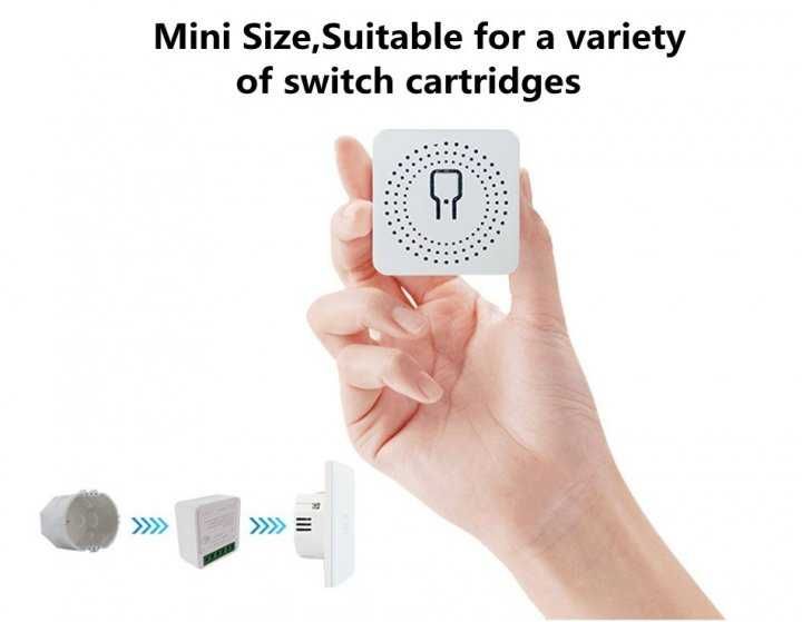 Беспроводной мини включатель Tuya Mini Smart Switch 16A