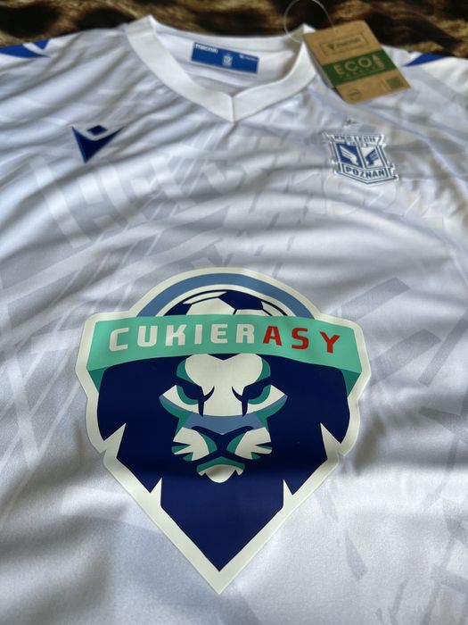 Nowa koszulka wyjazdowa Lech Poznań 2023 unikat Cukierasy rozm. XL