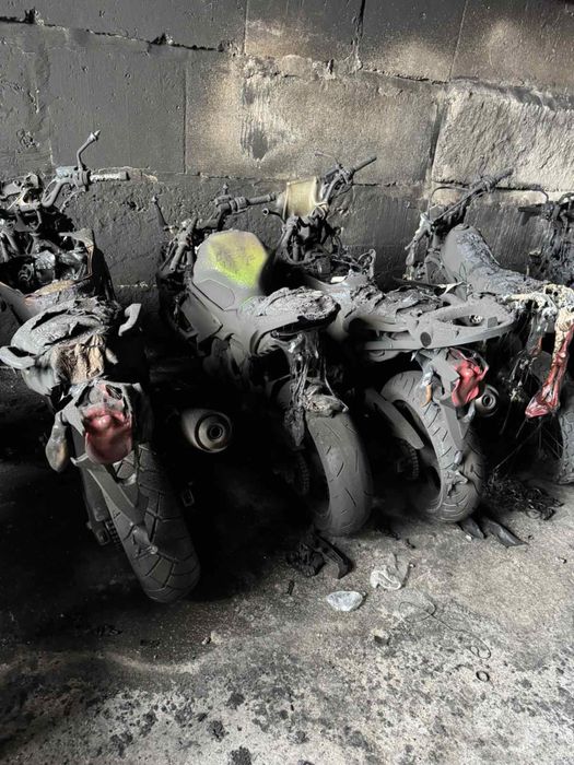 Honda NC750X сгорели мото