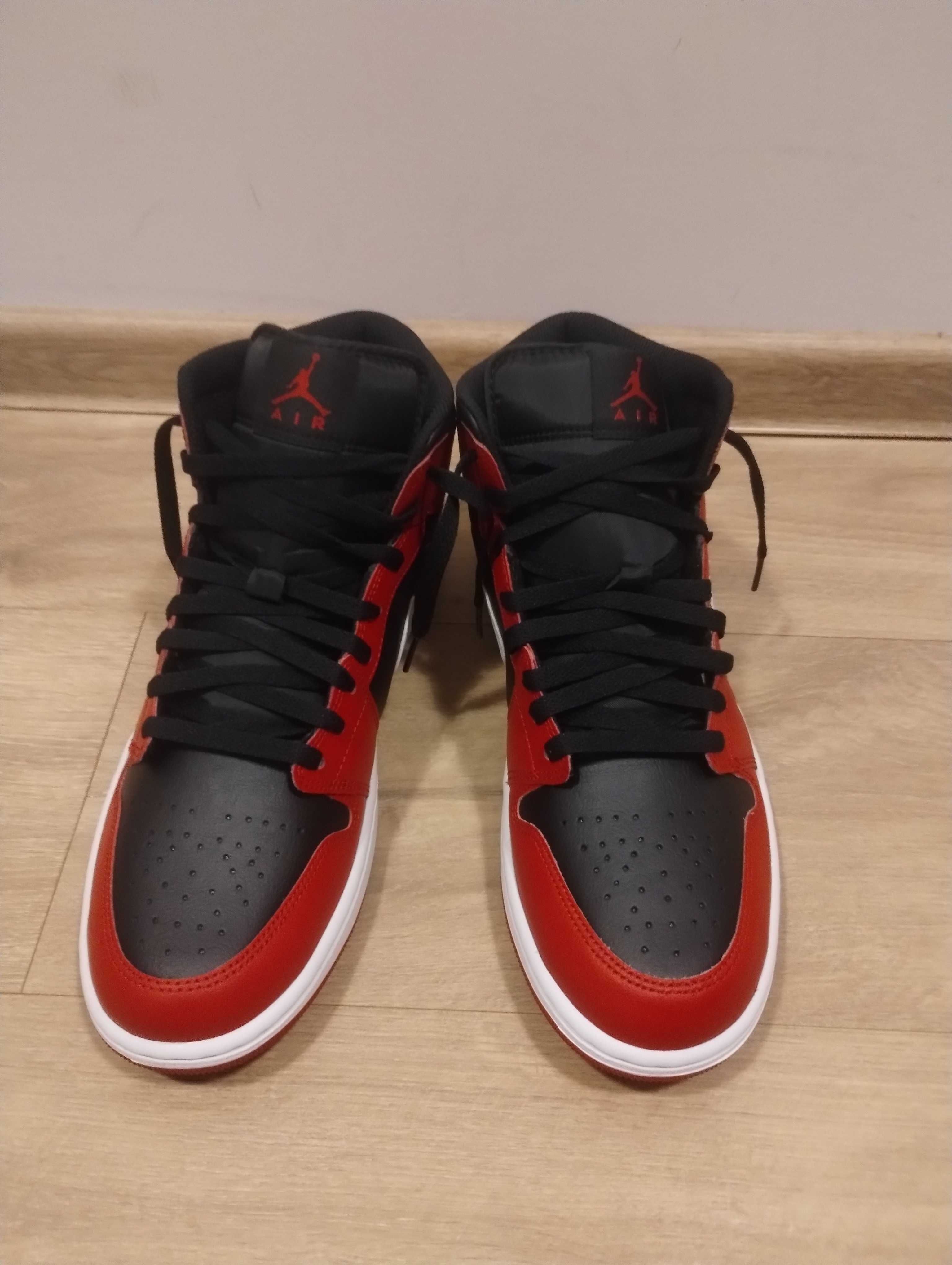 Nike Air Jordan 1 Mid black-white/gym-red