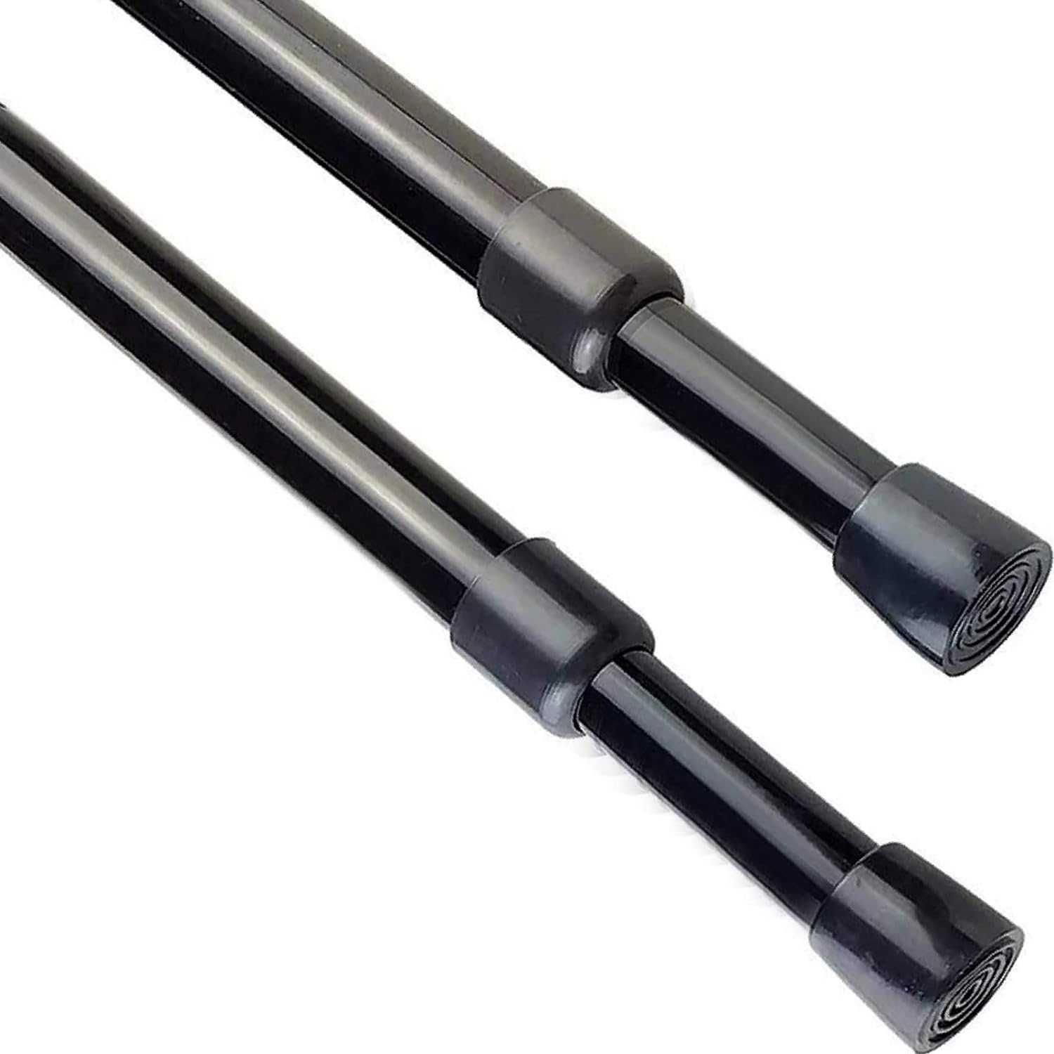 Nowy drążek / pręt zaciskowy / 2 szt / czarny 80-150cm !3606!