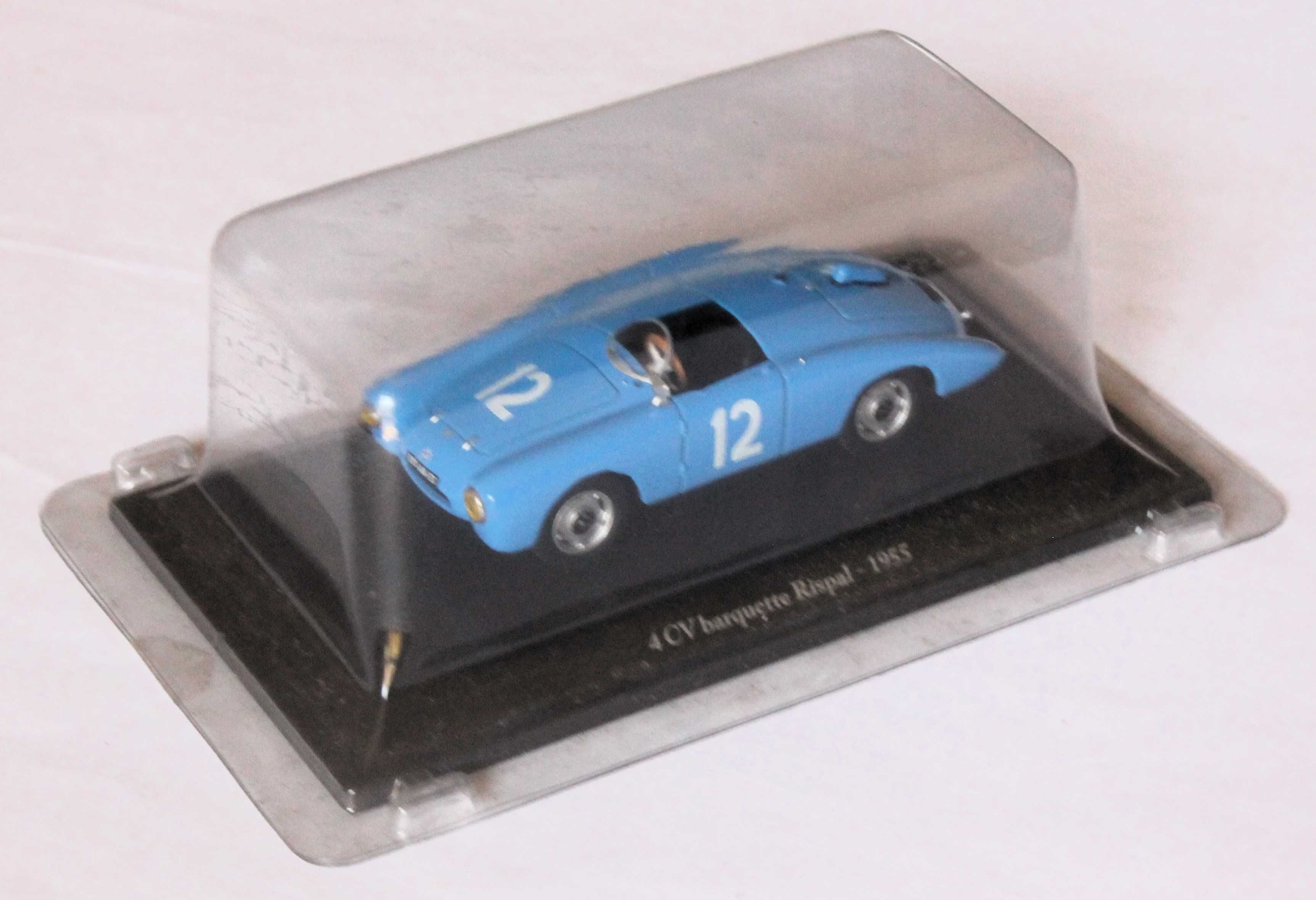 Miniatura Renault 4 cv Barquette Circuito Rempart 1955 Eligor 1/43 cx