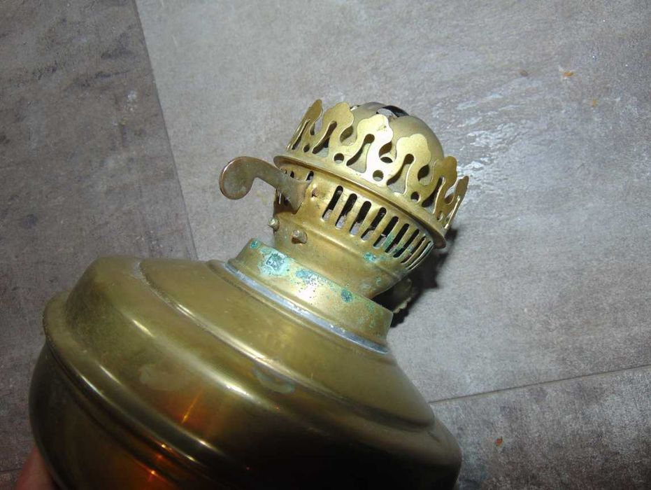 Stary mosiężny zbiornik,brenner,dwurzędowy