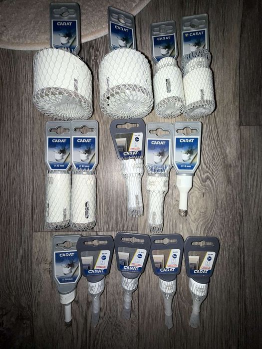 Алмазні коронки Carat Диск Круг Свердла СВП Плитка Фуга Клей Wurth