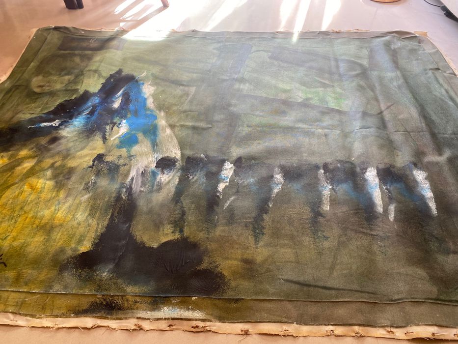 Quadro de óleo em tela do Emygdio