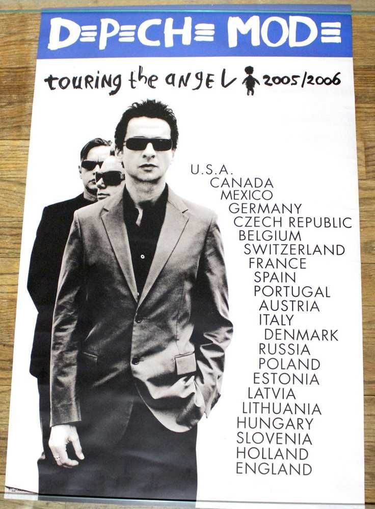 Depeche Mode posters oficiais tournée 2006 Touring the Angel