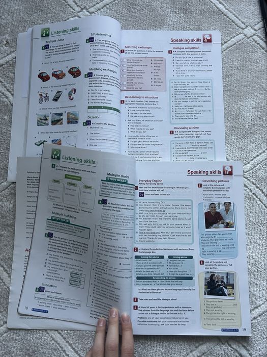 Student’s book та workbook on screen 3