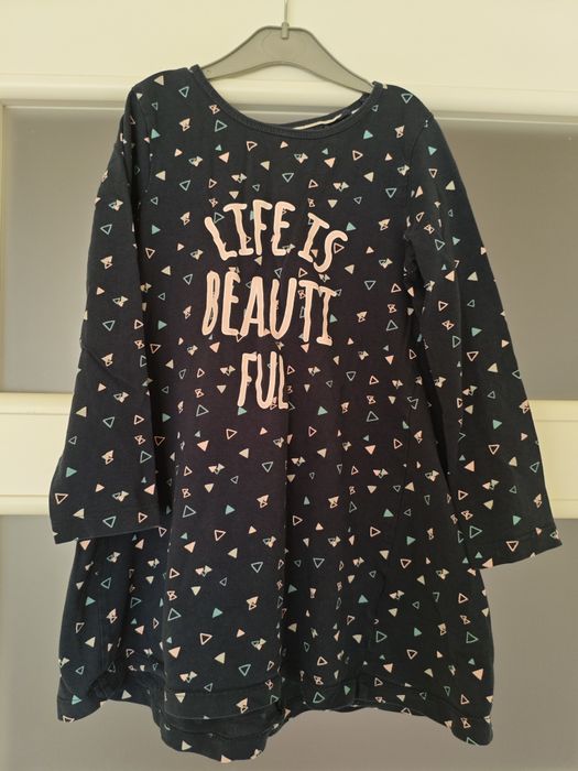 Sukienka na długi rękaw Lupilu r.110/116