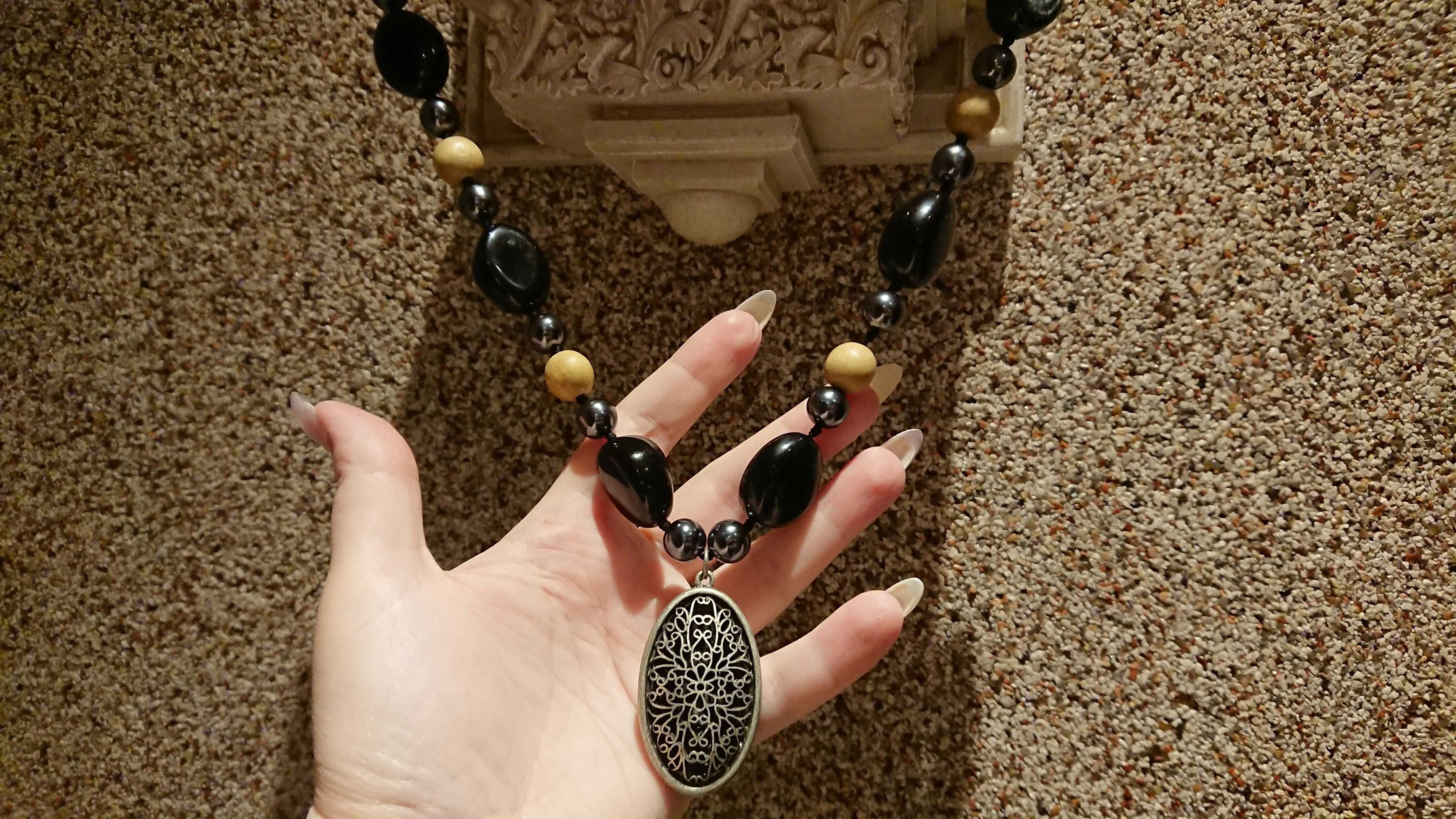 Винтажный кулон ожерелье в готическом стиле
