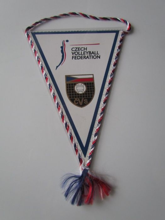 Proporczyk Siatkówka Czeska Federacja Siatkówki Czechy Flaga