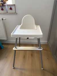Krzesełko do karmienia z podnóżkiem IKEA