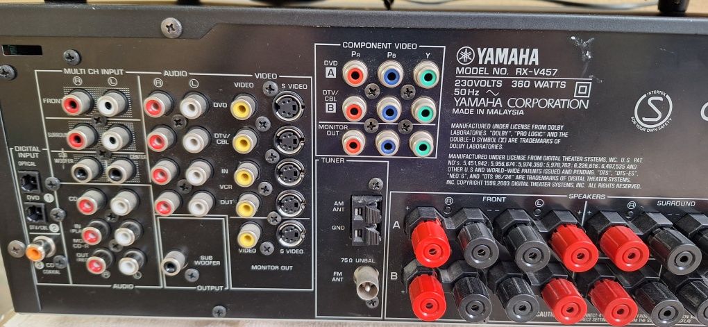 Zestaw wieża yamaha RX-V457 360W CD CDX-530E