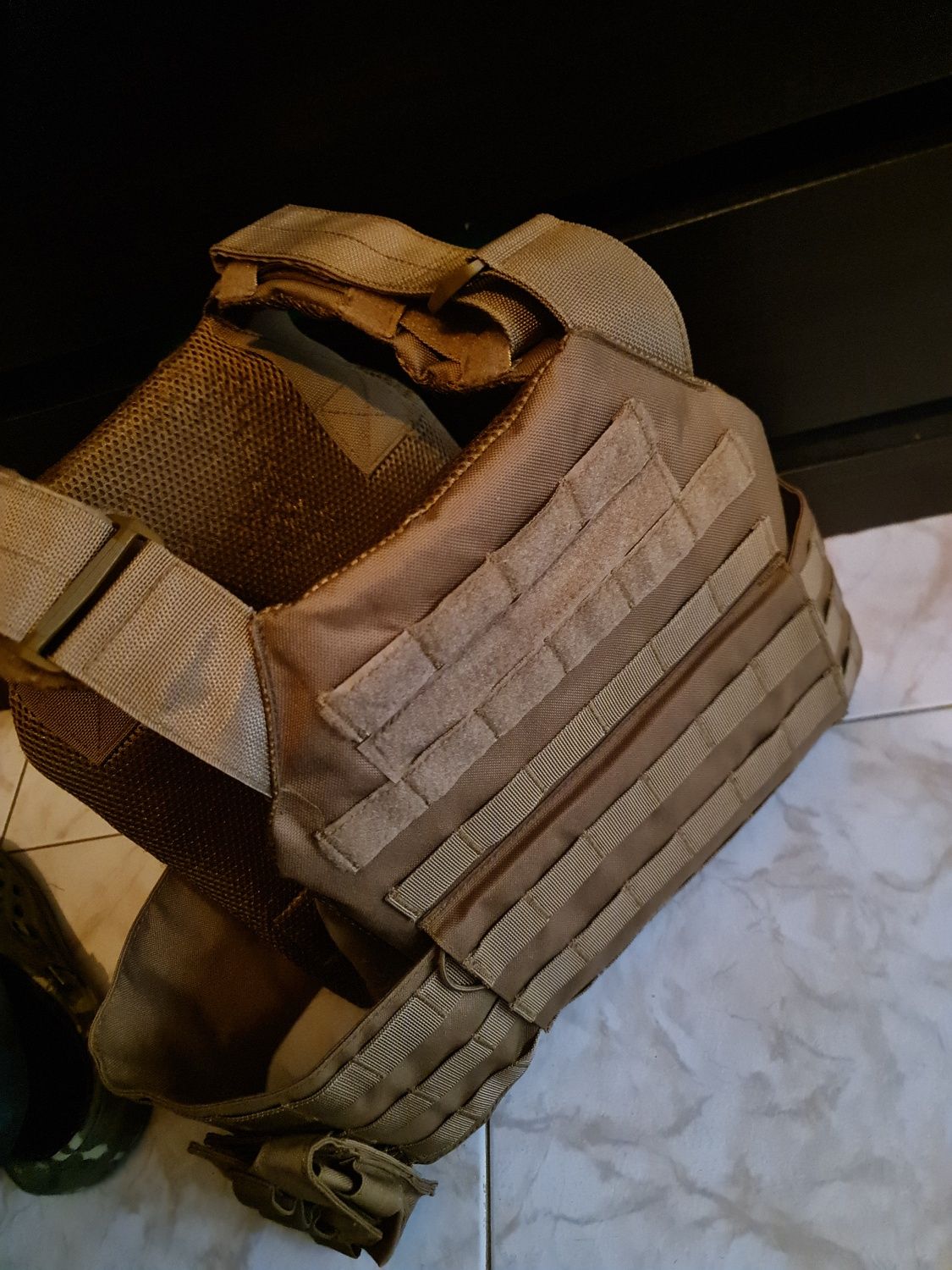 Plate carrier tan airsoft