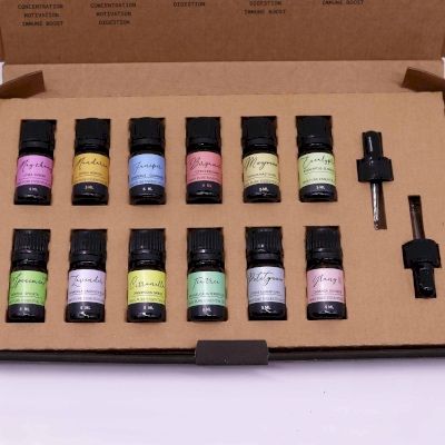 Conjunto de Óleos Essenciais de Aromaterapia - Primavera