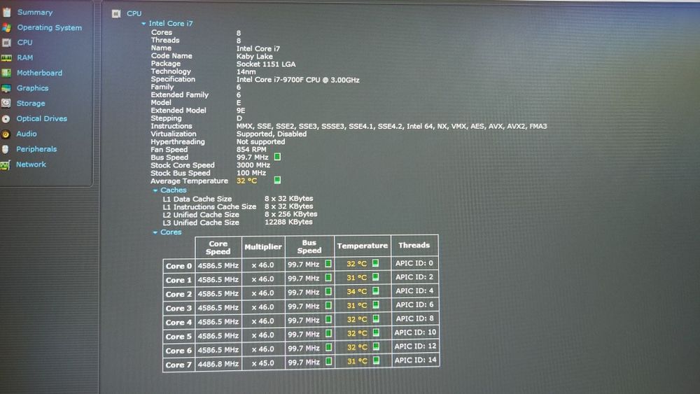 Desktop i7 9700f 48gb ram