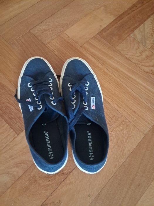 Sapatos superga azuis