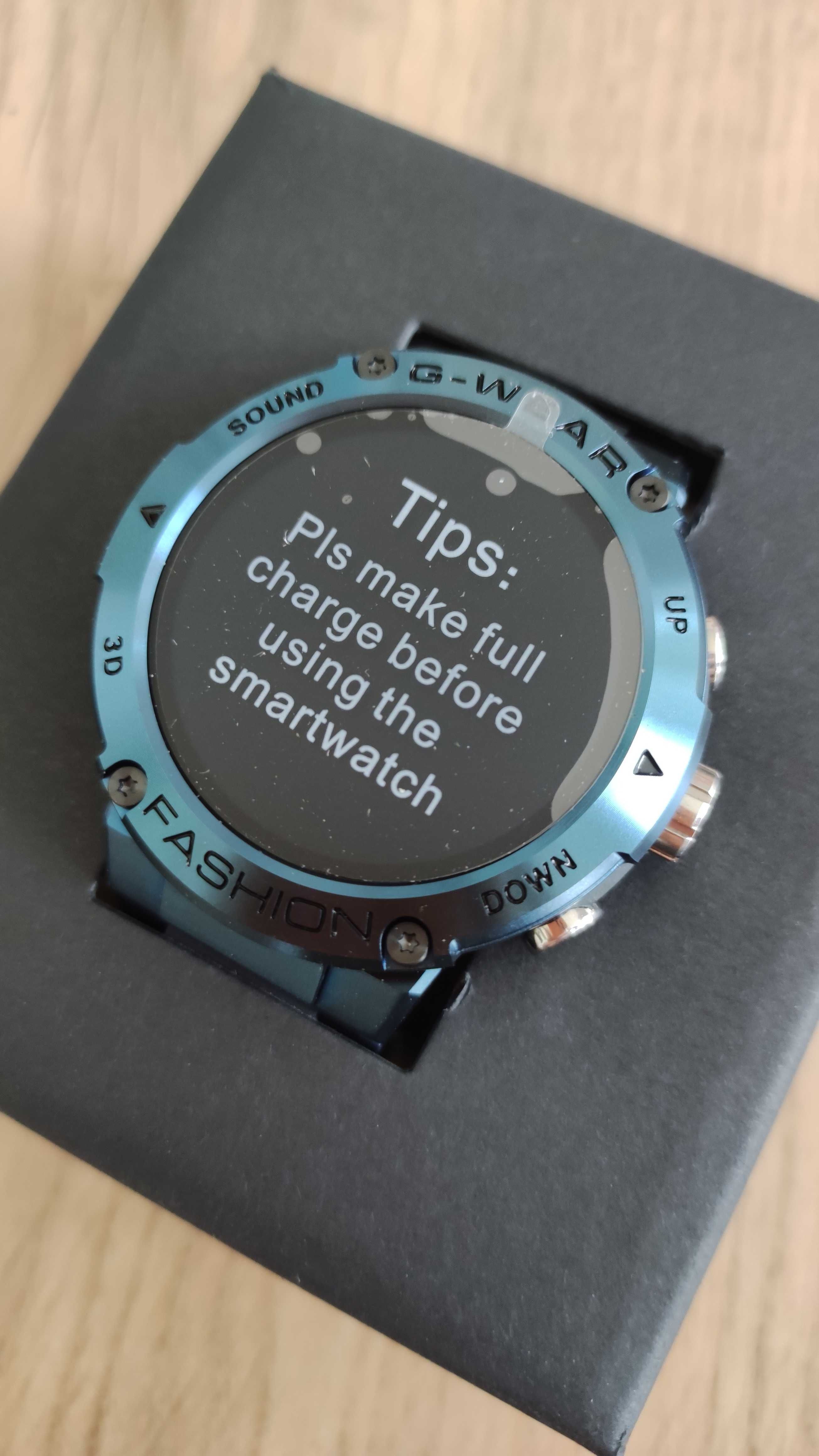 Elegancki smartwatch G-wear fashion niebieski