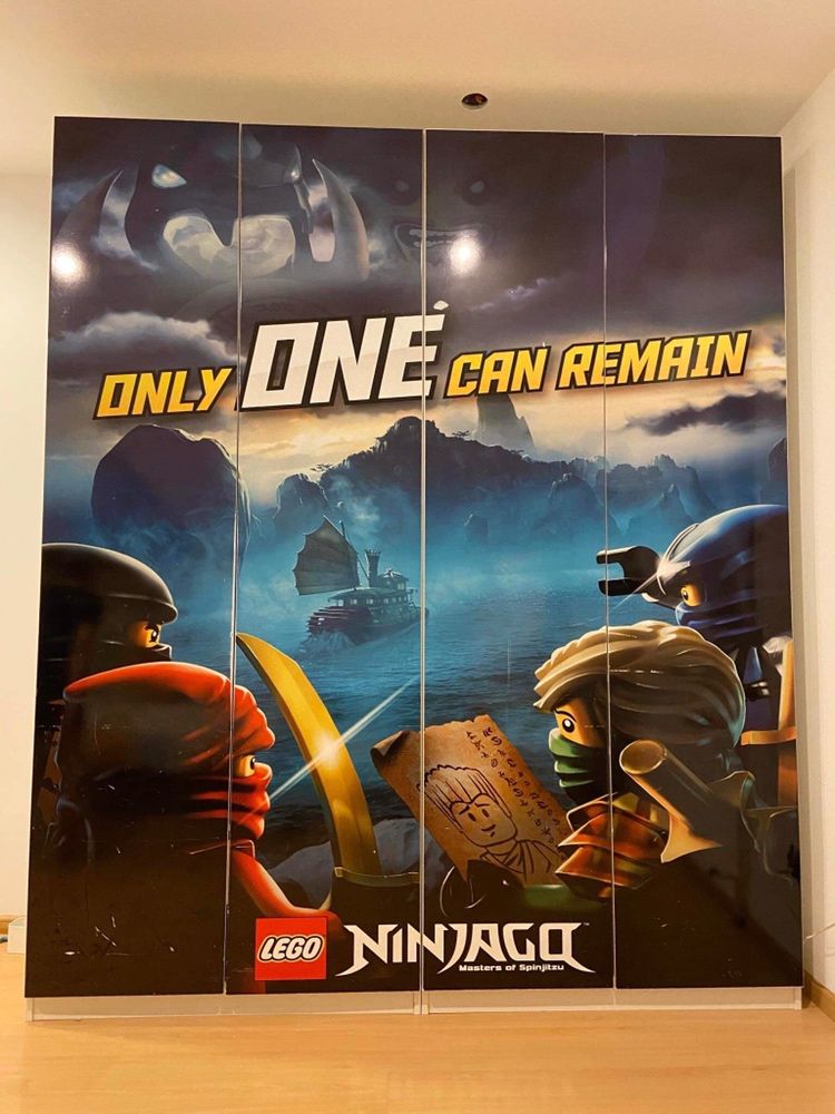 Drzwi do szafy 4 sztuki Ikea Lego Ninjago