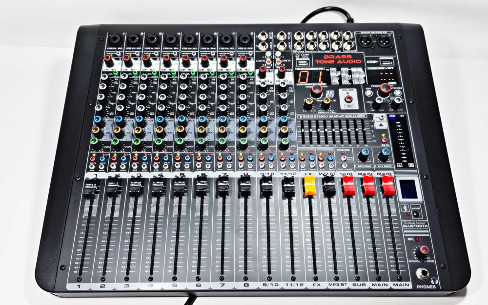 Mikser Brass Tone Audio BTA2112 12 kanałowy K&B Handel Szczytno