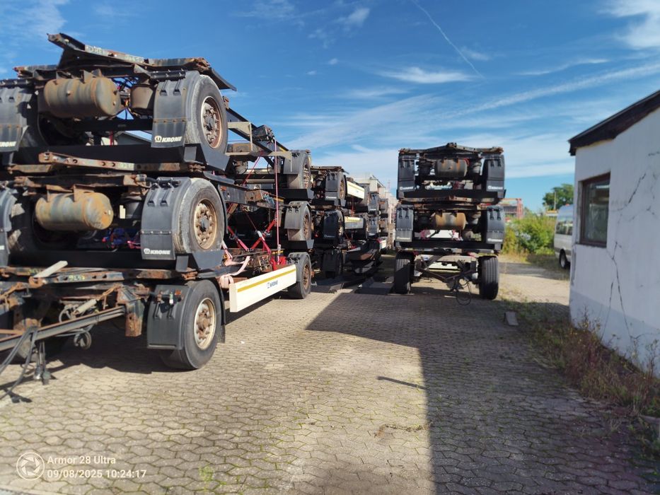 Krone bdf przyczepa zabudowa bęben tarcza schmitz