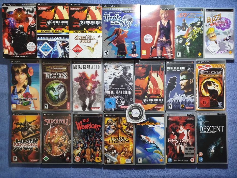 Ігри PSP Lord of Arcana, Metal Gear, Silent Hill, The 3rd Birthday