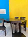 Mesa Extensível com 4 Cadeiras
