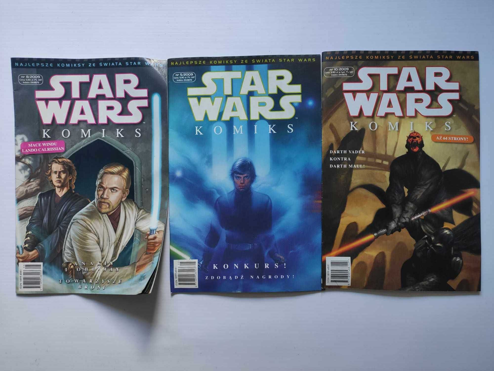 Star Wars komiks 5,8,10/2009