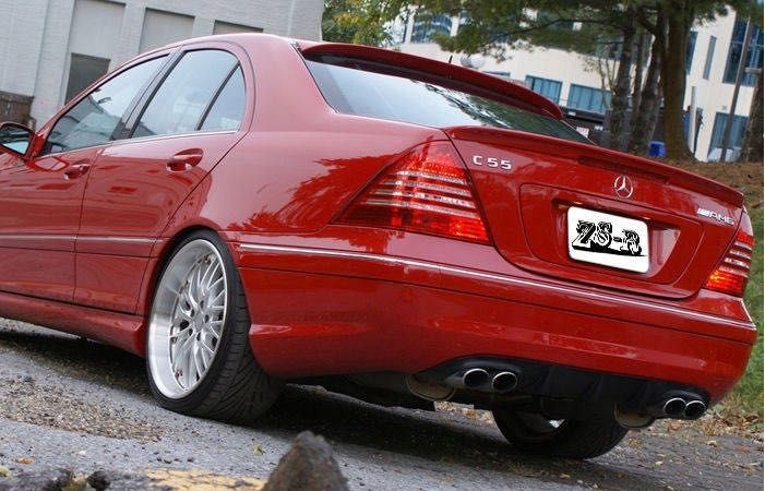 Спойлер Mercedes W203 накладка на багажник ляду бленда антикрыло ц с