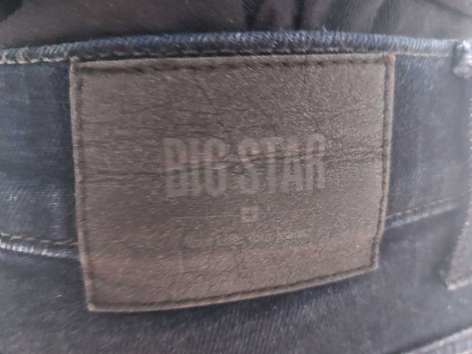 jeansy Big Star męskie, W32 L32, ciemny granat, długie