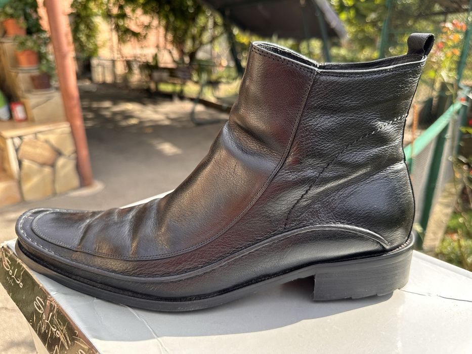 Чоловічі шкіряні ботинки зимові