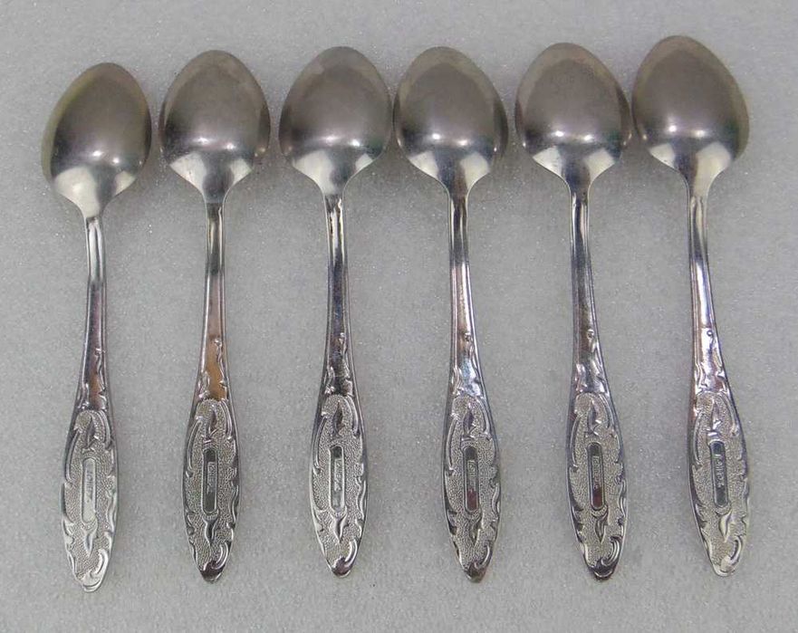 Radzieckie Sztućce, Łyżeczki нерж - 6 szt.