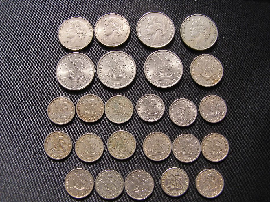 moedas correntes Escudos