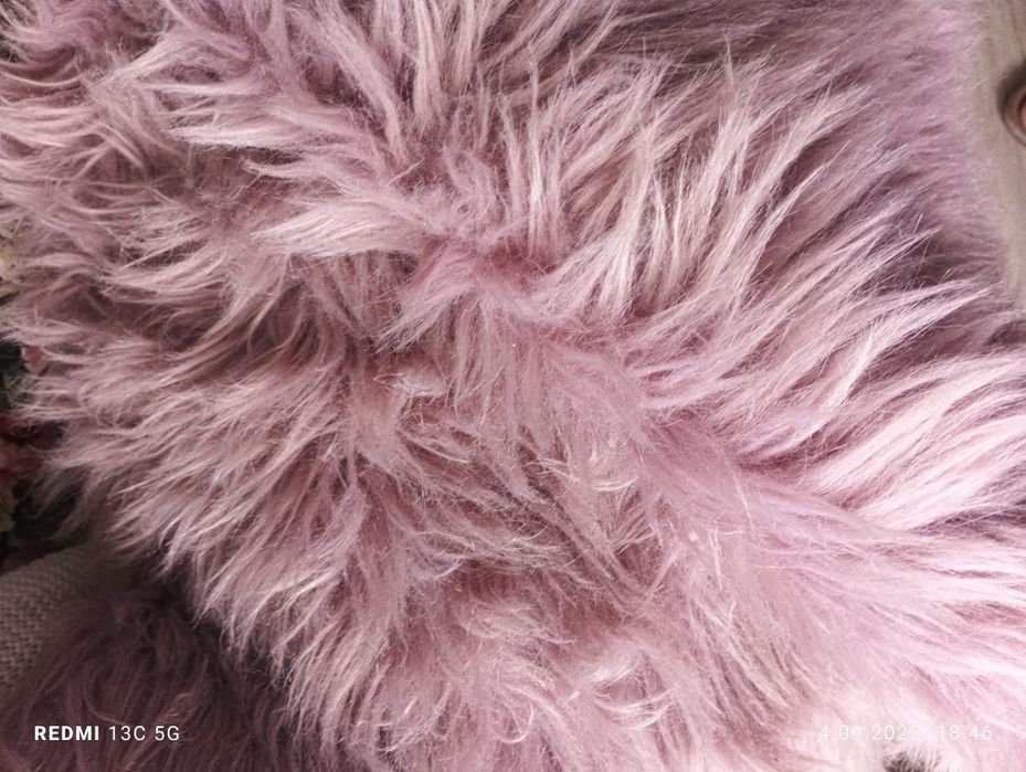 Dywanik włochaty - fioletowy-