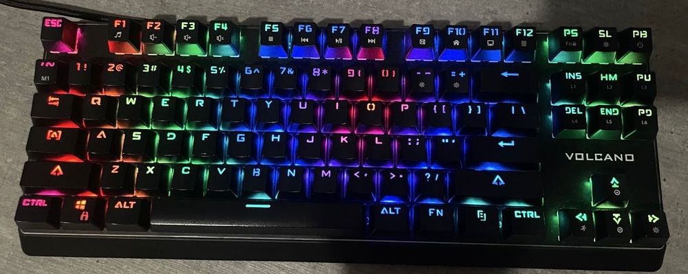 Klawiatura mechaniczna Modecom Volcano Lamparty RGB