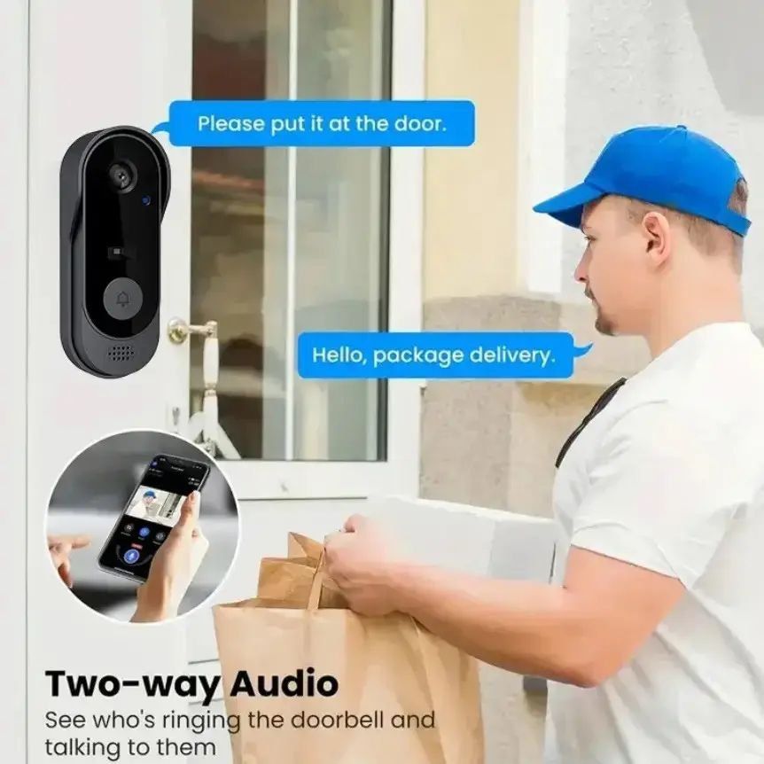 Розумний дверний дзвінок Wi-Fi із камерою Smart Video Doorbell M9