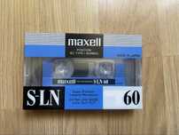 Аудиокассеты Maxell S-LN 60. 2 штуки. Япония. Идеально новые