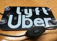 Светящийся светодиодный знак такси Lyft Uber