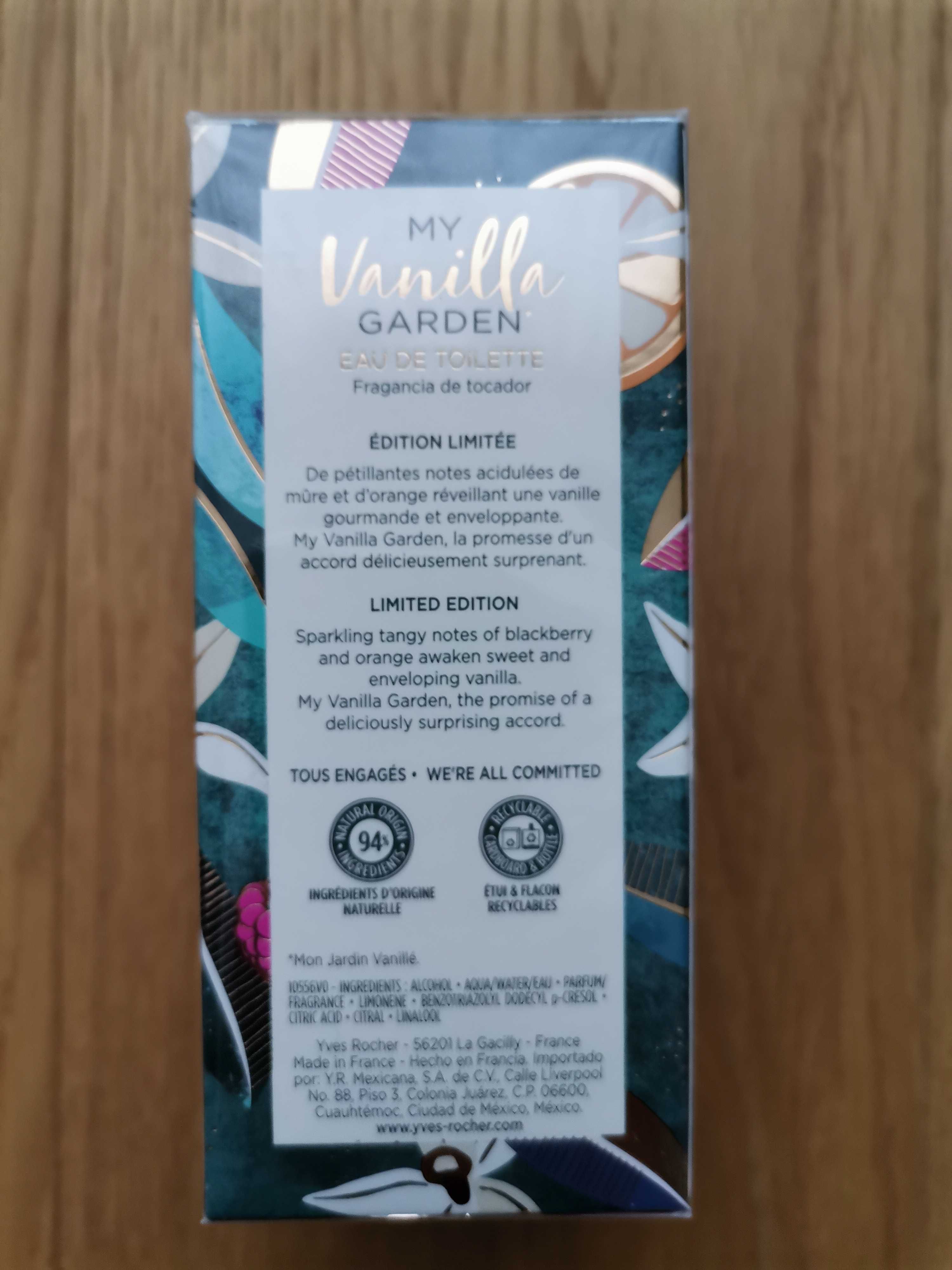 My Vanilla Garden YVES ROCHER - woda toaletowa