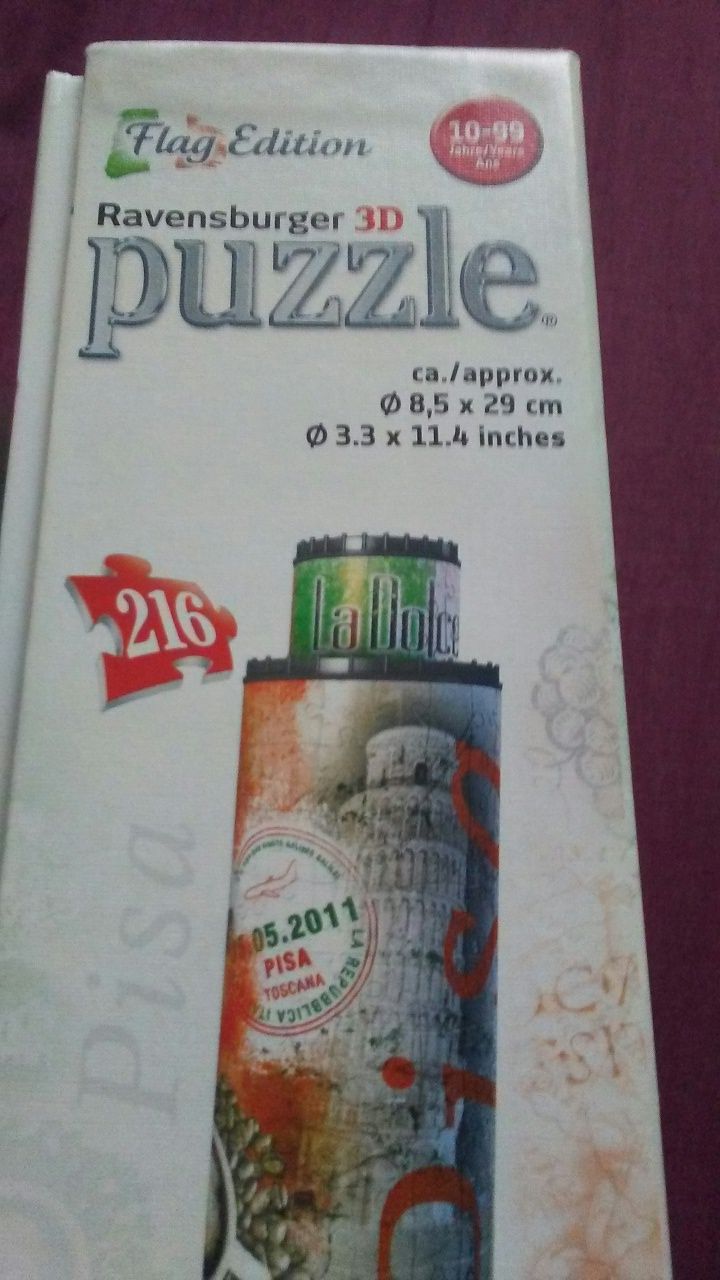 Puzzle 3d wieża w Pizie