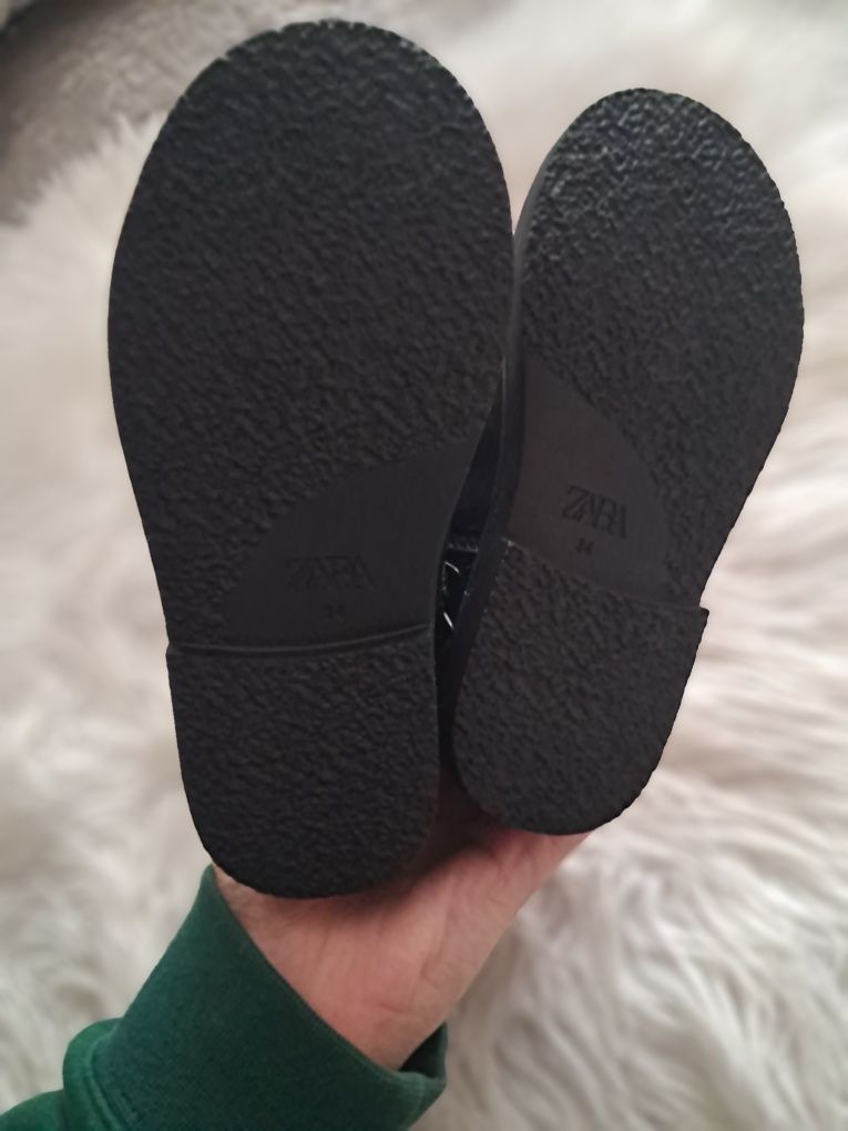 Zara nowe skórzane botki rozm. 24