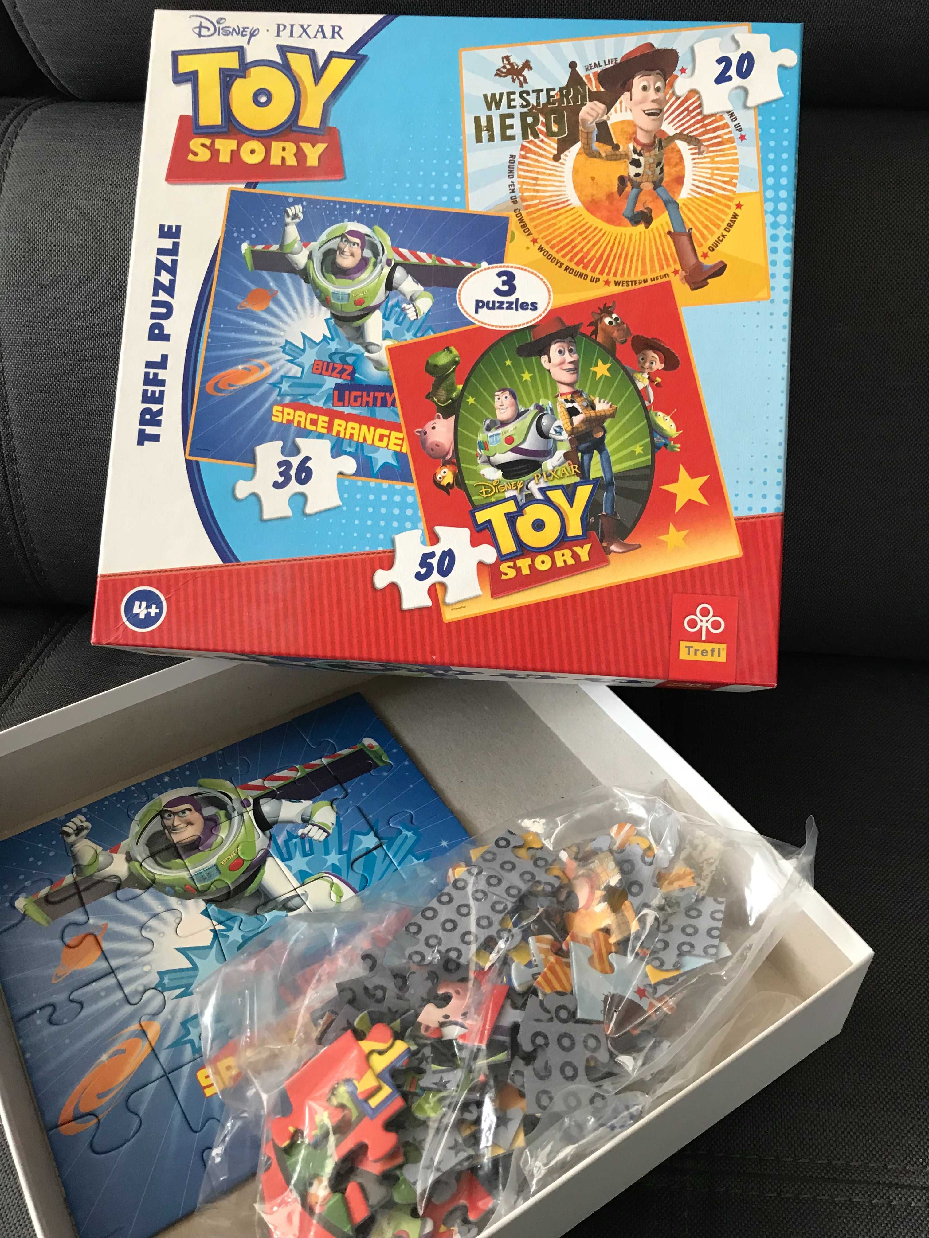 *** Puzzle Trefl - Toy Story ( 3 układanki) - wiek +4 ***