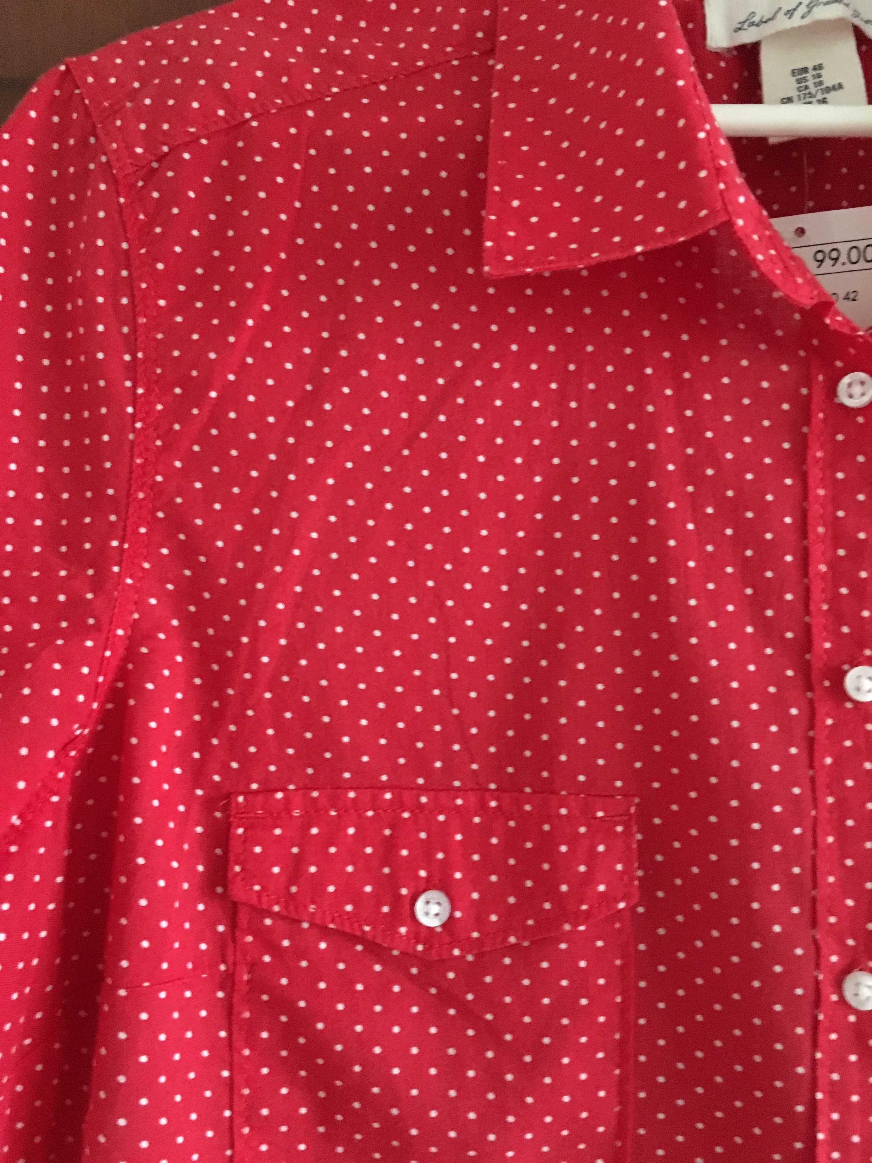 Блузка рубашка  H&M  р.46- европейский