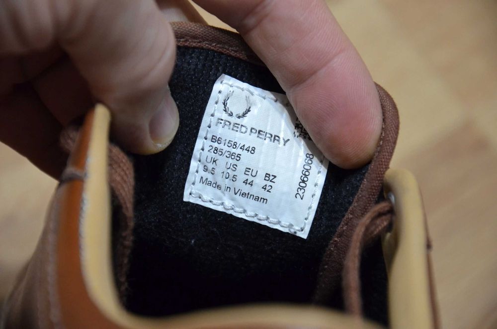 Fred Perry, оригінал шкіряні кросівки