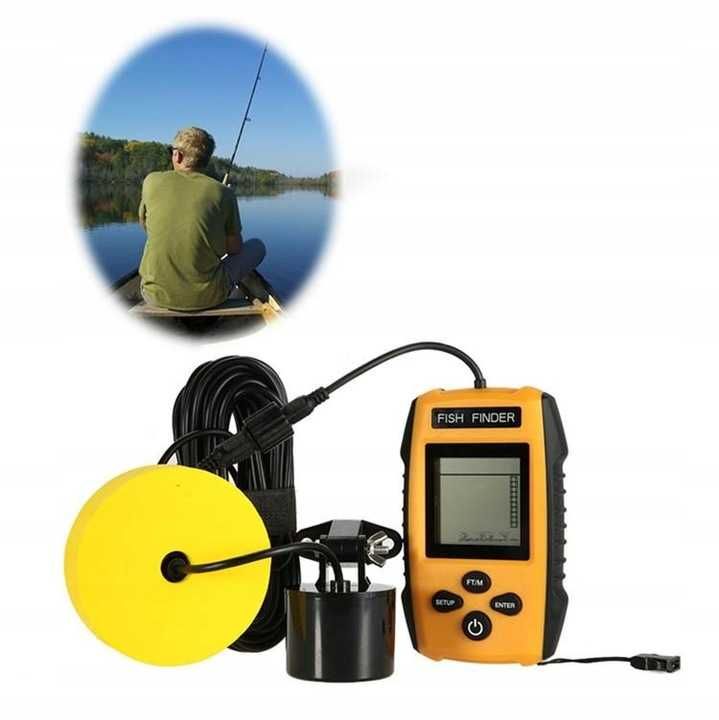 Nowa Echosonda Fish Finder 100m  wykrywacz ryb