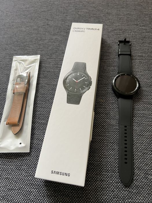 Smartwatch Galaxy Watch 4 Classic, gwarancja, idealny