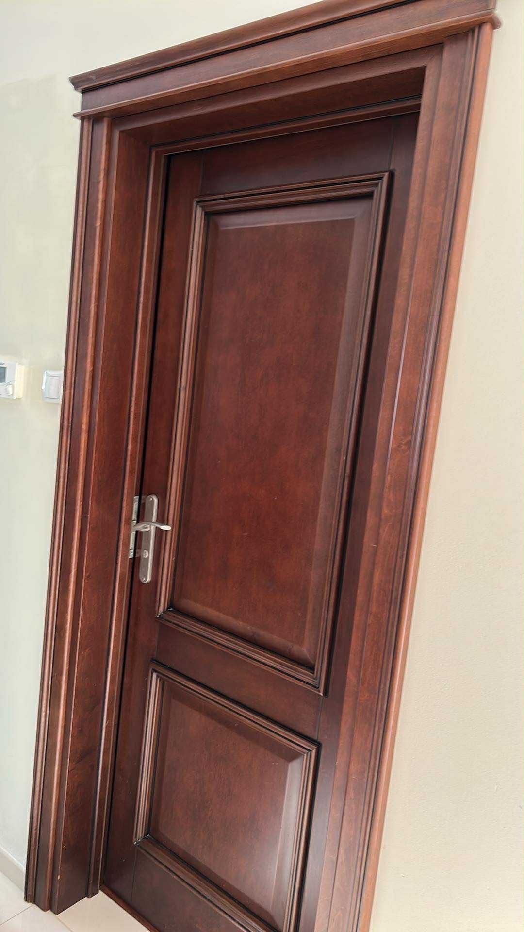 Drzwi drewniane wewnętrzne, komplet 2 sztuki