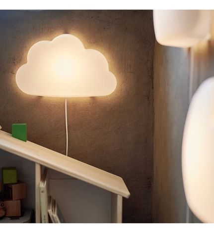 Бра светодиодный IKEA UPPLYST белое облако