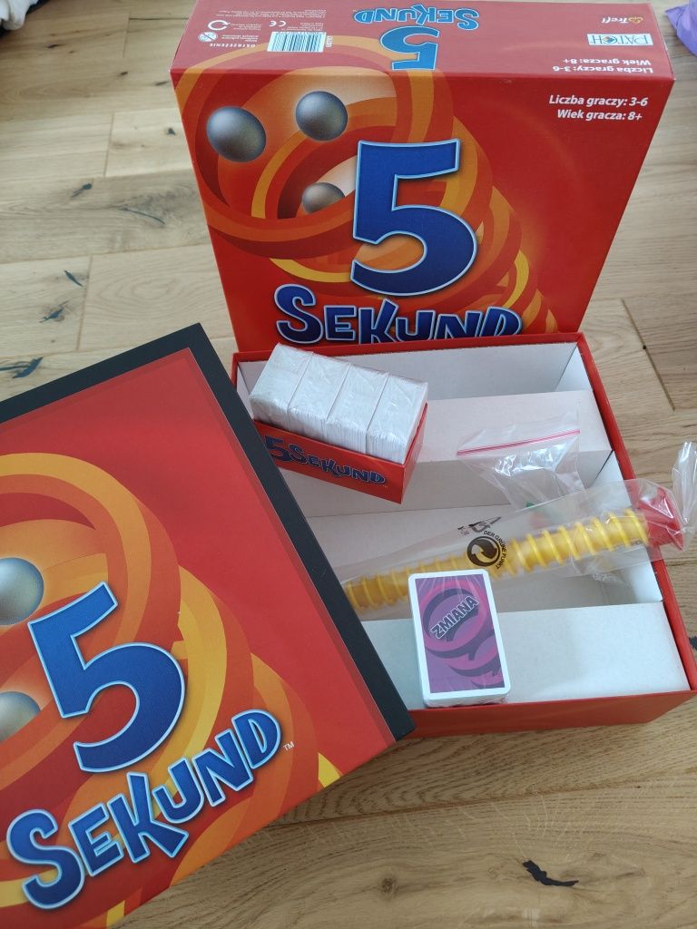 5 Sekund gra Czerwona wiek 8+