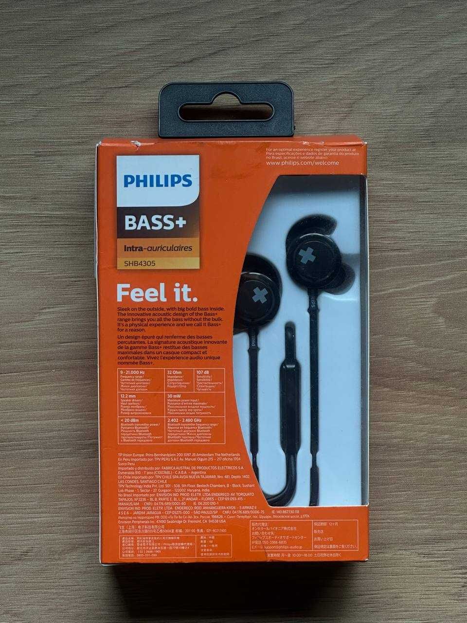 Sportowe słuchawki bezprzewodowe Philips BASS+