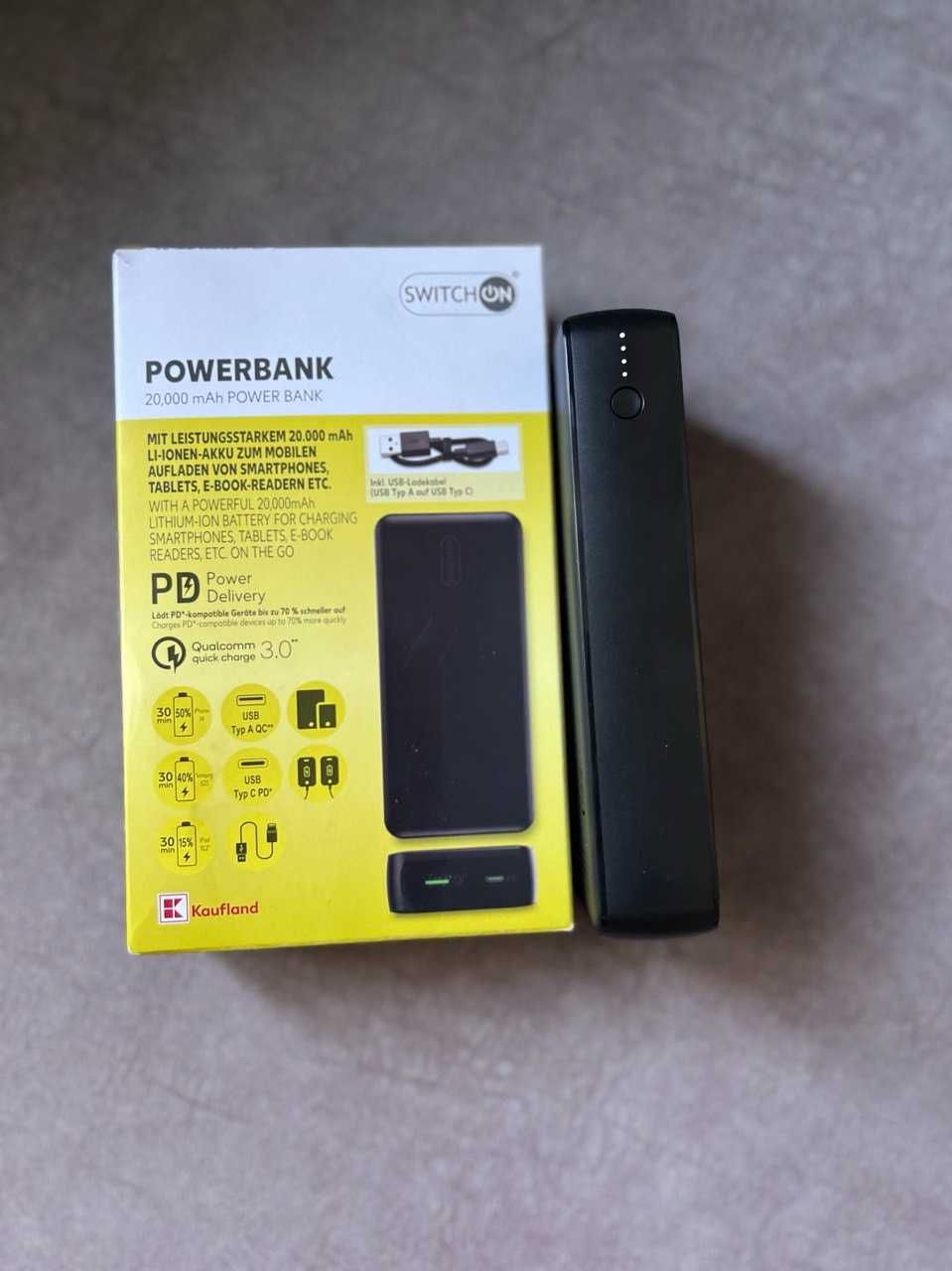 Новий Power Bank Switch On Germany 2000mAh